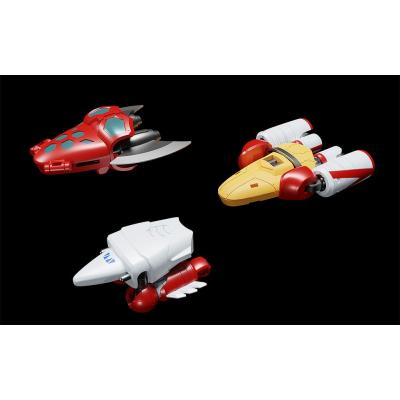 Getter Robo:The Last day Maqueta Moderoid Miniature Plastic Model Kit Getter 1 Combining & Transforming 11 cm