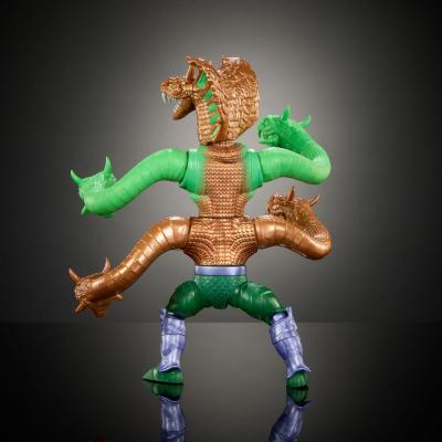 MOTU x TMNT: Turtles of Grayskull Figura Deluxe King Hiss 14 cm
