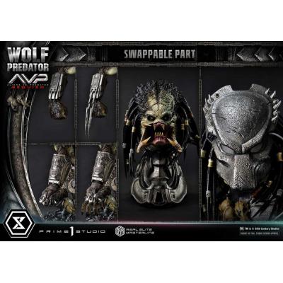Alien vs. Predator Estatua Real Elite Masterline Series 1/3 Requiem Wolf Predator 95 cm