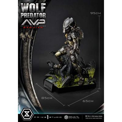 Alien vs. Predator Estatua Real Elite Masterline Series 1/3 Requiem Wolf Predator 95 cm