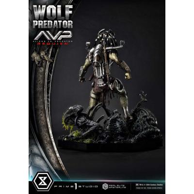 Alien vs. Predator Estatua Real Elite Masterline Series 1/3 Requiem Wolf Predator 95 cm