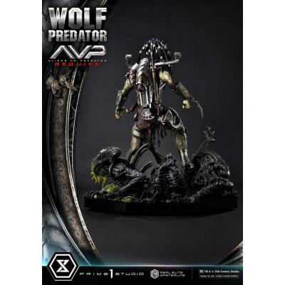 Alien vs. Predator Estatua Real Elite Masterline Series 1/3 Requiem Wolf Predator 95 cm