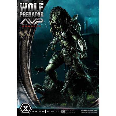 Alien vs. Predator Estatua Real Elite Masterline Series 1/3 Requiem Wolf Predator 95 cm