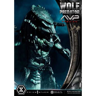 Alien vs. Predator Estatua Real Elite Masterline Series 1/3 Requiem Wolf Predator 95 cm