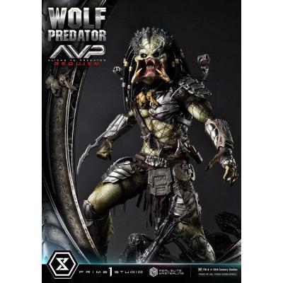 Alien vs. Predator Estatua Real Elite Masterline Series 1/3 Requiem Wolf Predator 95 cm