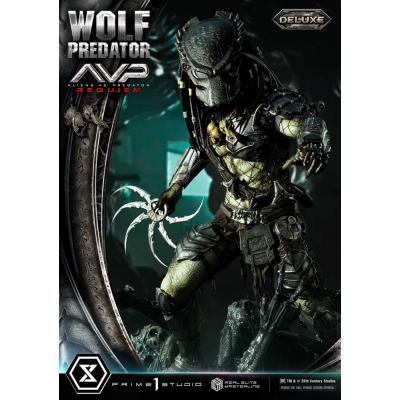 Alien vs. Predator Estatua Real Elite Masterline Series 1/3 Requiem Wolf Predator Deluxe Ver. 95 cm