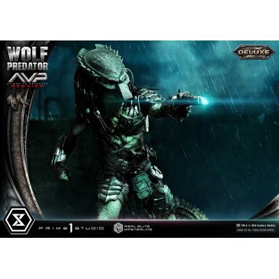 Alien vs. Predator Estatua Real Elite Masterline Series 1/3 Requiem Wolf Predator Deluxe Ver. 95 cm