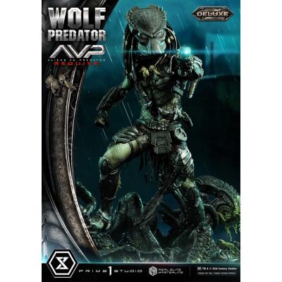 Alien vs. Predator Estatua Real Elite Masterline Series 1/3 Requiem Wolf Predator Deluxe Ver. 95 cm