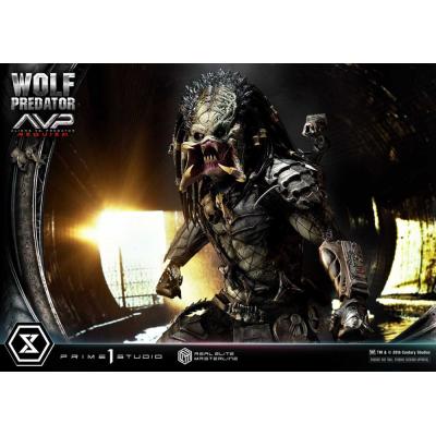 Alien vs. Predator Estatua Real Elite Masterline Series 1/3 Requiem Wolf Predator Deluxe Ver. 95 cm