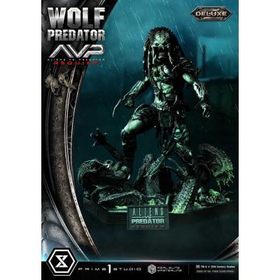 Alien vs. Predator Estatua Real Elite Masterline Series 1/3 Requiem Wolf Predator Deluxe Ver. 95 cm