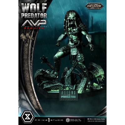 Alien vs. Predator Estatua Real Elite Masterline Series 1/3 Requiem Wolf Predator Deluxe Ver. 95 cm