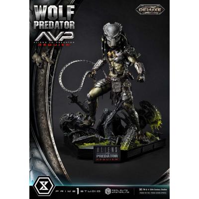 Alien vs. Predator Estatua Real Elite Masterline Series 1/3 Requiem Wolf Predator Deluxe Ver. 95 cm