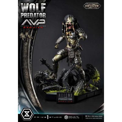 Alien vs. Predator Estatua Real Elite Masterline Series 1/3 Requiem Wolf Predator Deluxe Ver. 95 cm
