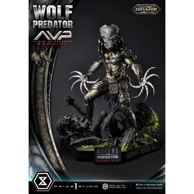 Alien vs. Predator Estatua Real Elite Masterline Series 1/3 Requiem Wolf Predator Deluxe Ver. 95 cm