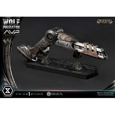 Alien vs. Predator Estatua Real Elite Masterline Series 1/3 Requiem Wolf Predator Deluxe Bonus Ver. 95 cm