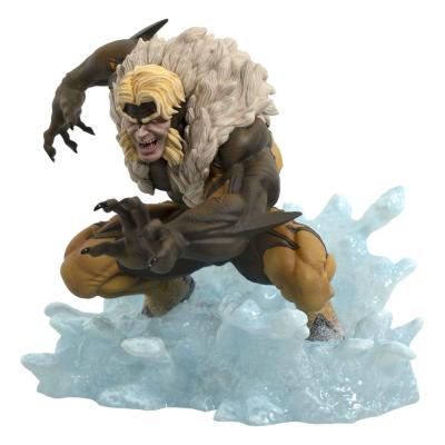 Marvel Comic Gallery Diorama Sabretooth 16 cm