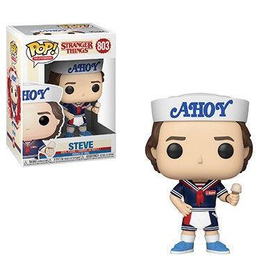 Stranger Things POP! TV Vinyl Figura Steve with Hat and Ice Cream 9 cm