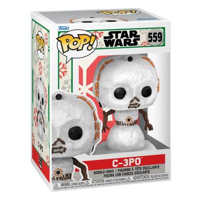 Star Wars Holiday 2022 Figura POP! Heroes Vinyl C-3PO 9 cm