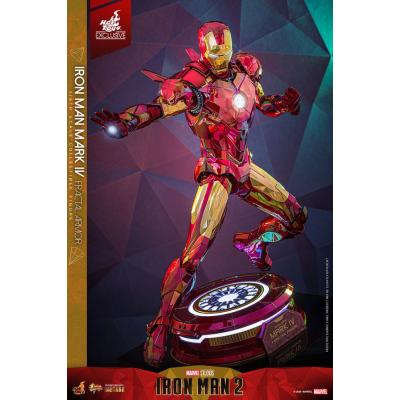 Iron Man Figura Movie Masterpiece Diecast 1/6 Iron Man Mark VI (Fractal Armor) Hot Toys Exclusive 33 cm