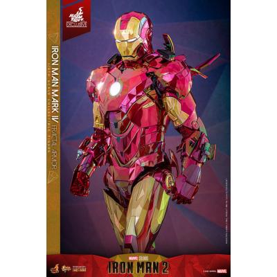 Iron Man Figura Movie Masterpiece Diecast 1/6 Iron Man Mark VI (Fractal Armor) Hot Toys Exclusive 33 cm