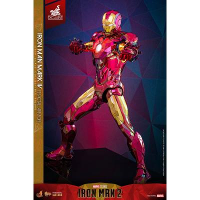 Iron Man Figura Movie Masterpiece Diecast 1/6 Iron Man Mark VI (Fractal Armor) Hot Toys Exclusive 33 cm