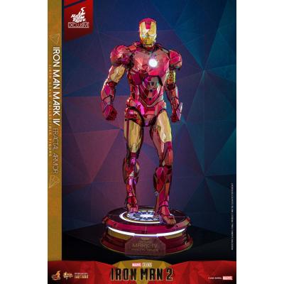 Iron Man Figura Movie Masterpiece Diecast 1/6 Iron Man Mark VI (Fractal Armor) Hot Toys Exclusive 33 cm