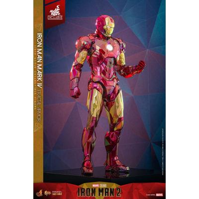 Iron Man Figura Movie Masterpiece Diecast 1/6 Iron Man Mark VI (Fractal Armor) Hot Toys Exclusive 33 cm