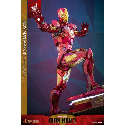 Iron Man Figura Movie Masterpiece Diecast 1/6 Iron Man Mark VI (Fractal Armor) Hot Toys Exclusive 33 cm