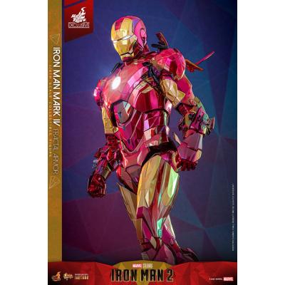 Iron Man Figura Movie Masterpiece Diecast 1/6 Iron Man Mark VI (Fractal Armor) Hot Toys Exclusive 33 cm