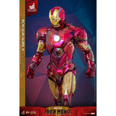 Iron Man Figura Movie Masterpiece Diecast 1/6 Iron Man Mark VI (Fractal Armor) Hot Toys Exclusive 33 cm