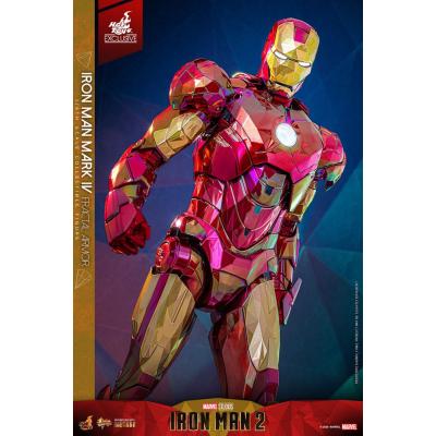 Iron Man Figura Movie Masterpiece Diecast 1/6 Iron Man Mark VI (Fractal Armor) Hot Toys Exclusive 33 cm
