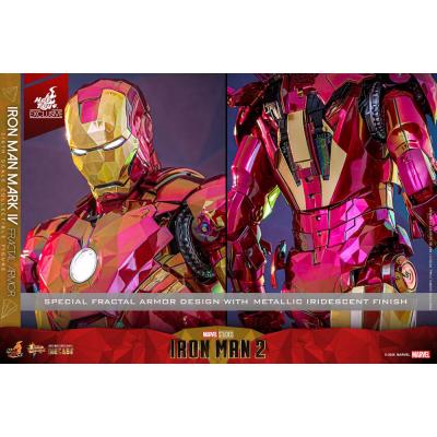 Iron Man Figura Movie Masterpiece Diecast 1/6 Iron Man Mark VI (Fractal Armor) Hot Toys Exclusive 33 cm