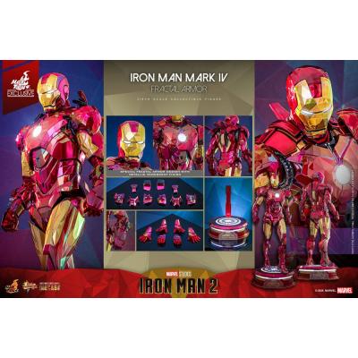 Iron Man Figura Movie Masterpiece Diecast 1/6 Iron Man Mark VI (Fractal Armor) Hot Toys Exclusive 33 cm