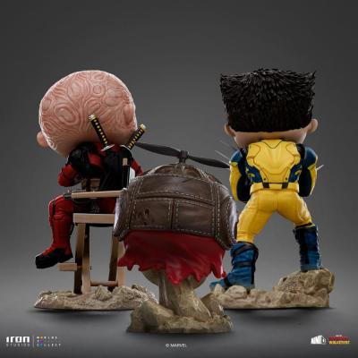 Deadpool & Wolverine Minifigura Mini Co. PVC Deadpool and Wolverine set Unmasked 14 cm