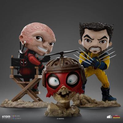 Deadpool & Wolverine Minifigura Mini Co. PVC Deadpool and Wolverine set Unmasked 14 cm