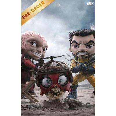 Deadpool & Wolverine Minifigura Mini Co. PVC Deadpool and Wolverine set Unmasked 14 cm