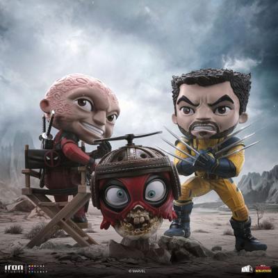Deadpool & Wolverine Minifigura Mini Co. PVC Deadpool and Wolverine set Unmasked 14 cm