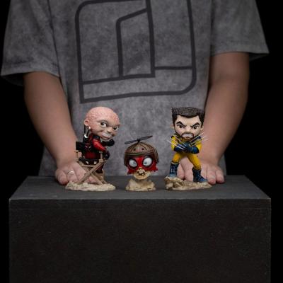 Deadpool & Wolverine Minifigura Mini Co. PVC Deadpool and Wolverine set Unmasked 14 cm