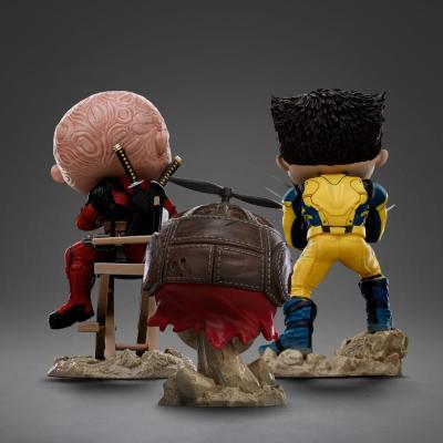 Deadpool & Wolverine Minifigura Mini Co. PVC Deadpool and Wolverine set Unmasked 14 cm
