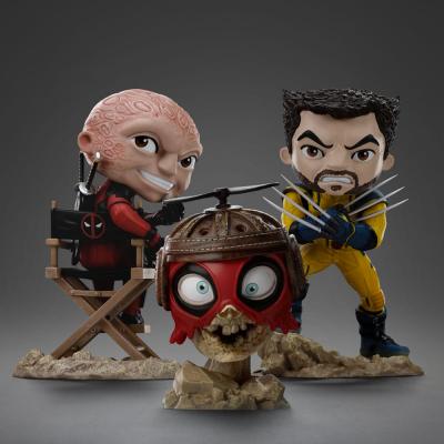 Deadpool & Wolverine Minifigura Mini Co. PVC Deadpool and Wolverine set Unmasked 14 cm