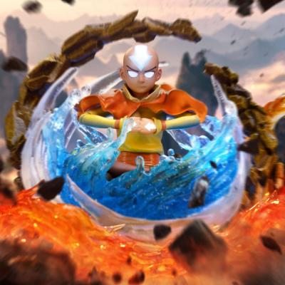 Avatar: The Last Airbender Estatua 1/10 Art Scale Aang 21 cm