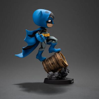Batman Minifigura Mini Co. PVC Batman on Bat-Signal (Blue Variant) 15 cm