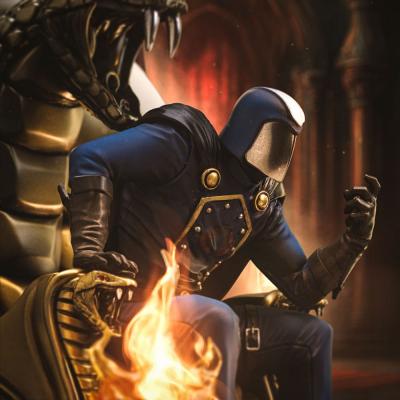 GI Joe Estatua 1/10 Art Scale Cobra Commander 25 cm