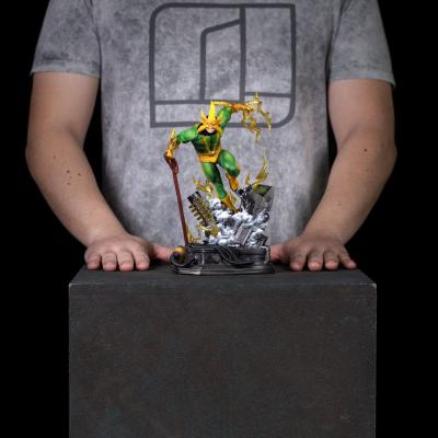 Spider-Man vs. Villains Estatua 1/10 Diorama BDS Art Scale Electro 25 cm