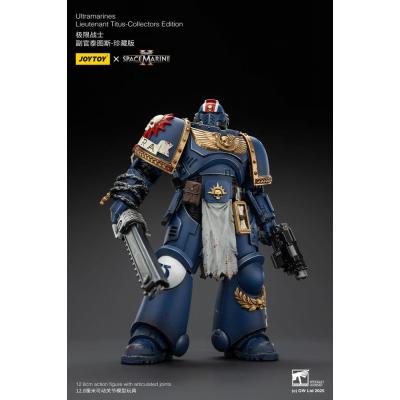 Warhammer 40,000: Space Marine 2 Figura Ultramarines Lieutenant Titus Collectors Edition 13 cm