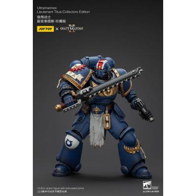 Warhammer 40,000: Space Marine 2 Figura Ultramarines Lieutenant Titus Collectors Edition 13 cm