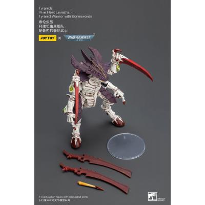 Warhammer 40k Figura 1/18 Tyranids Hive Fleet Leviathan Tyranid Warrior with Boneswords 12 cm