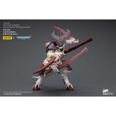 Warhammer 40k Figura 1/18 Tyranids Hive Fleet Leviathan Tyranid Warrior with Boneswords 12 cm