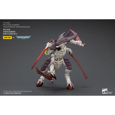 Warhammer 40k Figura 1/18 Tyranids Hive Fleet Leviathan Tyranid Warrior with Boneswords 12 cm