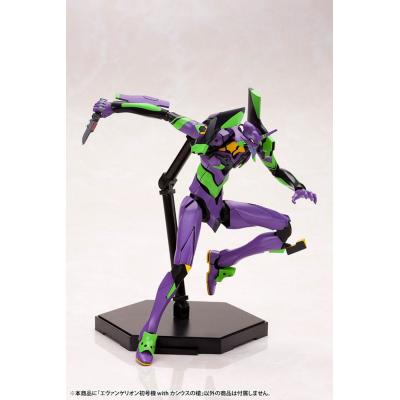 Evangelion: 3.0 + 1.0 Thrice Upon a Time Maqueta Plastic Model Kit 1/400 Evangelion Test Type-01 with Spear of Cassius 19 cm